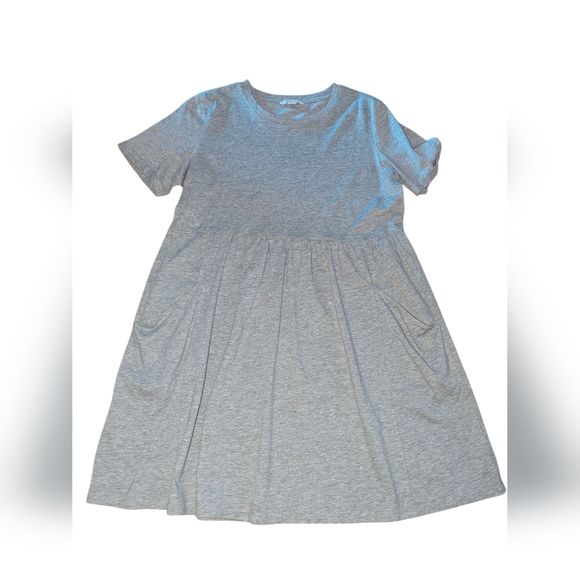 American Eagle Outfitters Dresses & Skirts - 🛍️American Eagle Outfitters Heather Gray Casual Dress With Pockets